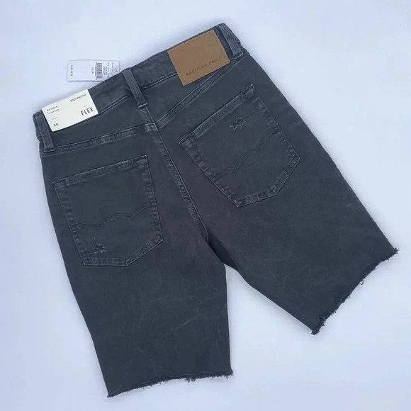 NWT American Eagle AE Next Level Stretch FLEX Bermuda Denim Jean Short 26 - Picture 2 of 9